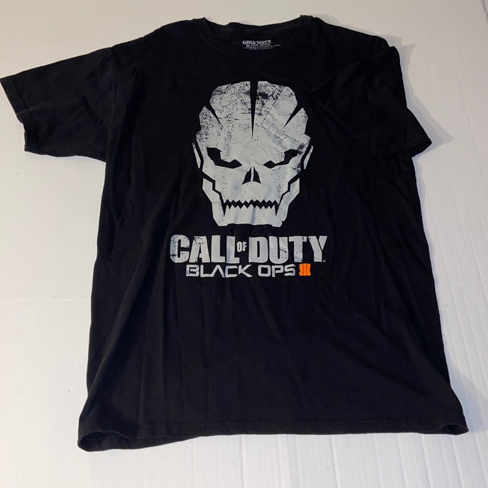 Activision Black Ops 3 Adult Large Distressed Graphic Short Sleeve Tee Shirt
